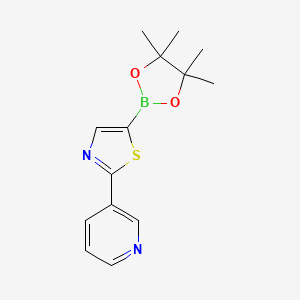 2-(Pyridin-3-yl)thiazole-5-boronic acid pinacol ester