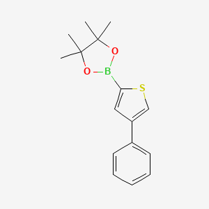 molecular formula C16H19BO2S B6341996 4-Phenylthiophene-2-boronic acid pinacol ester CAS No. 960116-25-0