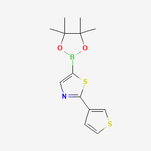 2-(Thiophen-3-yl)thiazole-5-boronic acid pinacol ester