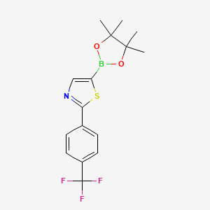 2-(4-Trifluoromethylphenyl)thiazole-5-boronic acid pinacol ester