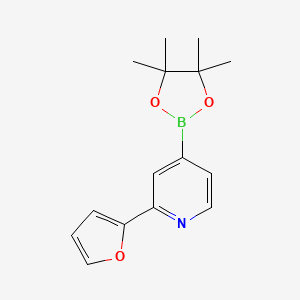 2-(Furan-2-yl)pyridine-4-boronic acid pinacol ester