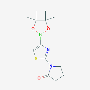2-(2-Oxopyrrolidin-1-yl)thiazole-4-boronic acid pinacol ester