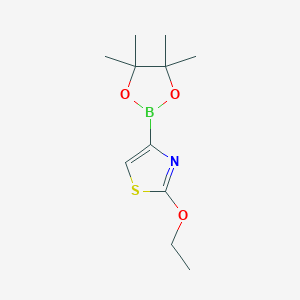 molecular formula C11H18BNO3S B6342347 2-Ethoxythiazole-4-boronic acid pinacol ester CAS No. 1310404-95-5