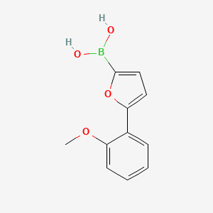 molecular formula C11H11BO4 B6342372 5-(2-Methoxyphenyl)furan-2-boronic acid CAS No. 2096334-87-9