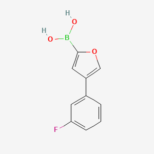 molecular formula C10H8BFO3 B6342380 4-(3-Fluorophenyl)furan-2-boronic acid CAS No. 2096334-71-1