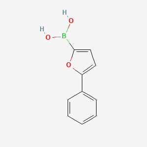 molecular formula C10H9BO3 B6342411 5-Phenylfuran-2-boronic acid;  95% CAS No. 1628569-51-6