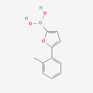 molecular formula C11H11BO3 B6342429 5-(2-Tolyl)furan-2-boronic acid CAS No. 2096337-07-2