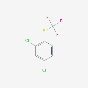 molecular formula C7H3Cl2F3S B6342507 2,4-Dichloro(trifluoromethylthio)benzene, 97% CAS No. 399-33-7