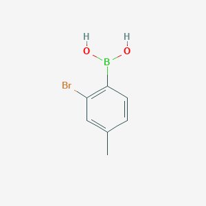 molecular formula C7H8BBrO2 B6342756 2-Bromo-4-methylphenylboronic acid CAS No. 854636-01-4