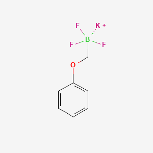 molecular formula C7H7BF3KO B6342758 Potassium phenoxy-methyltrifluoroborate CAS No. 1027642-30-3