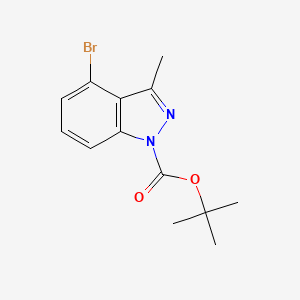 4-Bromo-3-methyl-1H-Indazole-1-carboxylic acid, tert-butyl ester