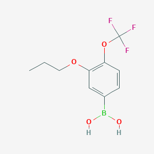 3-Propoxy-4-(trifluoromethoxy)phenylboronic acid;  97%