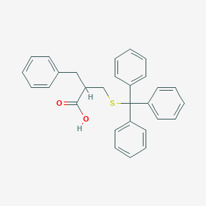 molecular formula C29H26O2S B6342840 3-Tritylmercapto-2-benzyl-propionic acid CAS No. 1076197-07-3