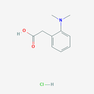 molecular formula C10H14ClNO2 B6342933 (2-Dimethylamino-phenyl)-acetic acid hydrochloride CAS No. 1956310-44-3