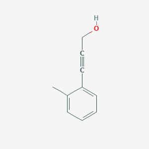 molecular formula C10H10O B6342952 3-o-Tolyl-prop-2-yn-1-ol, 97% CAS No. 35851-37-7