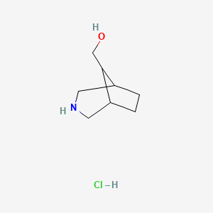 {3-Azabicyclo[3.2.1]octan-8-yl}methanol hydrochloride