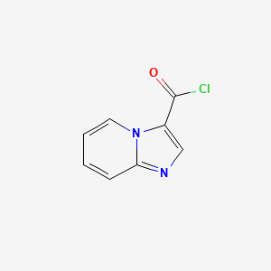 molecular formula C8H5ClN2O B6343020 咪唑并[1,2-a]吡啶-3-羰基氯 CAS No. 750509-02-5