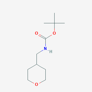 molecular formula C11H21NO3 B6343074 4-(Boc-aminomethyl)-tetrahydro-2H-pyrane CAS No. 666262-72-2