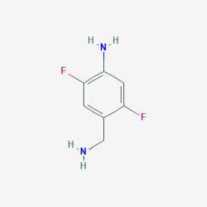 molecular formula C7H8F2N2 B6343092 4-Amino-2,5-difluorobenzylamine CAS No. 401909-15-7