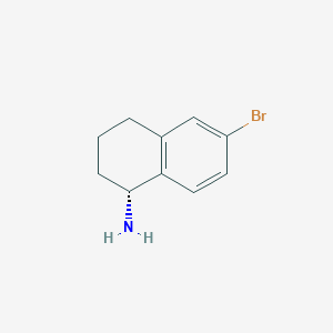 molecular formula C10H12BrN B6343168 (R)-6-bromo-1,2,3,4-tetrahydronaphthalen-1-amine CAS No. 1213003-24-7