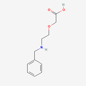 molecular formula C11H15NO3 B6343186 (2-Benzylamino-ethoxy)-acetic acid CAS No. 1257081-00-7
