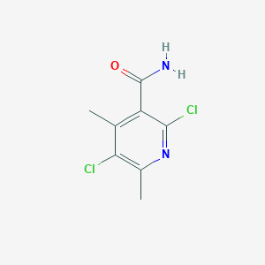 molecular formula C8H8Cl2N2O B063432 2,5-二氯-4,6-二甲基烟酰胺 CAS No. 175204-44-1