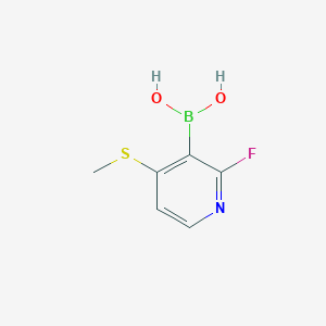 molecular formula C6H7BFNO2S B6343219 2-Fluoro-4-(methylthio)pyridine-3-boronic acid CAS No. 2121513-40-2
