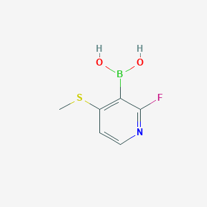 2-Flouro-4-(methylthio)pyridine-3-boronic acid