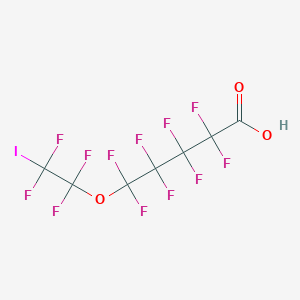 molecular formula C7HF12IO3 B6343227 8-Iodoperfluoro(6-oxaoctanoic)acid CAS No. 948014-44-6