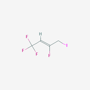 molecular formula C4H3F4I B6343247 4-Iodo-1,1,1,3-tetrafluoro-2-butene CAS No. 933668-33-8