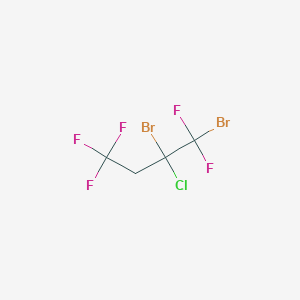 molecular formula C4H2Br2ClF5 B6343254 1,2-二溴-2-氯-1,1,4,4,4-五氟丁烷；95% CAS No. 885276-01-7