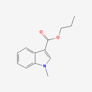 molecular formula C13H15NO2 B6343283 1-Methyl-1H-indole-3-carboxylic acid propyl ester CAS No. 1033693-02-5