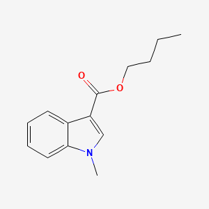 molecular formula C14H17NO2 B6343302 1-Methyl-1H-indole-3-carboxylic acid butyl ester CAS No. 1025760-25-1