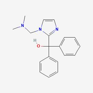 molecular formula C19H21N3O B6343330 (1-Dimethylaminomethyl-1H-imidazol-2-yl)-diphenyl-methanol CAS No. 1029773-22-5