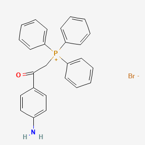 molecular formula C26H23BrNOP B6343343 [2-(4-Amino-phenyl)-2-oxo-ethyl]-triphenyl-phosphonium bromide CAS No. 1101778-71-5