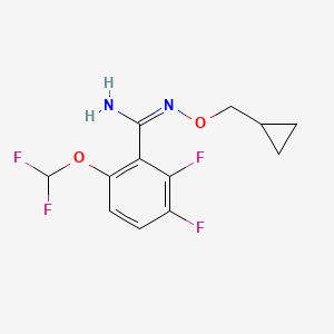 N-Cyclopropylmethoxy-6-difluoromethoxy-2,3-difluoro-benzamidine