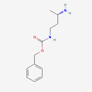 molecular formula C12H18N2O2 B6343386 (S)-1-Cbz-Amino-butyl-3-amine CAS No. 949916-64-7