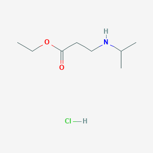 molecular formula C8H18ClNO2 B6343420 3-Isopropylamino-propionic acid ethyl ester hydrochloride;  98% CAS No. 1176419-84-3