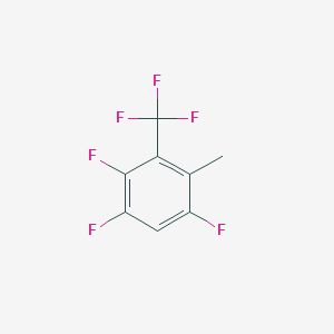 molecular formula C8H4F6 B6343440 2-甲基-3,5,6-三氟苯三氟化物, 98% CAS No. 933674-92-1