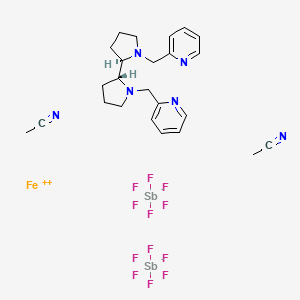molecular formula C24H32F12FeN6Sb2 B6343483 Fe(R,R-PDP) White-Chen Catalyst CAS No. 1361315-26-5