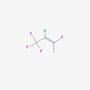 molecular formula C4H4F4 B6343609 (E)-2,4,4,4-四氟-2-丁烯； 98% CAS No. 791616-87-0