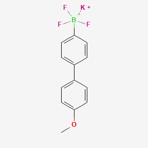 molecular formula C13H11BF3KO B6343780 三氟硼酸钾（4'-甲氧基-[1,1'-联苯]-4-基） CAS No. 2641239-09-8