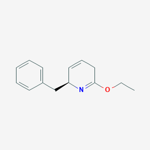 molecular formula C14H17NO B063438 (2S)-2-benzyl-6-ethoxy-2,5-dihydropyridine CAS No. 176217-63-3