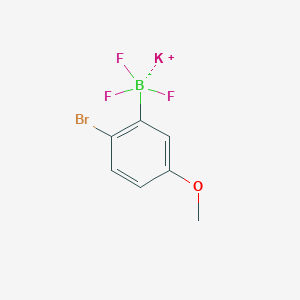 molecular formula C7H6BBrF3KO B6343808 Potassium 2-bromo-5-methoxyphenyltrifluoroborate CAS No. 2639324-77-7