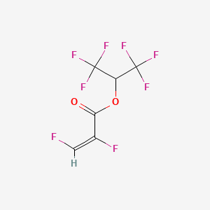 molecular formula C6H2F8O2 B6343842 Hexafluoroisopropyl 2,3-difluoroacrylate;  97% CAS No. 132433-81-9