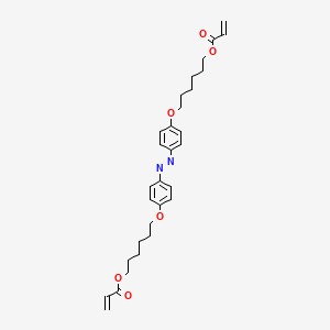 molecular formula C30H38N2O6 B6343849 4,4'-双[6-(丙烯酰氧基)己氧基]偶氮苯 CAS No. 1011714-83-2
