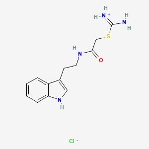 2-Amidinothio-N-(2-indol-3-ylethyl)ethanamide hydrochloride