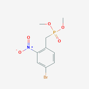 molecular formula C9H11BrNO5P B6343894 Dimethyl 4-Bromo-2-nitrobenzylphosphonate CAS No. 1094851-36-1