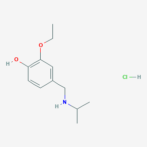 2-Ethoxy-4-{[(propan-2-yl)amino]methyl}phenol hydrochloride