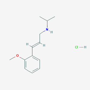 [(2E)-3-(2-Methoxyphenyl)prop-2-en-1-yl](propan-2-yl)amine hydrochloride